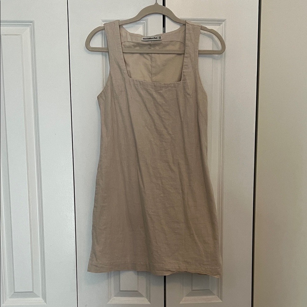 Abercrombie & Fitch Beige Mini Dress
